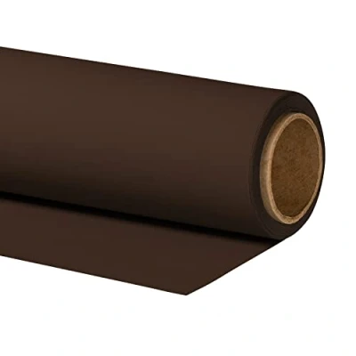 Abbildung von Walimex pro Fotohintergrund aus Karton 2,72x10m, braun I Fotoleinwand als Backdrop für den professionellen Fotostudio Einsatz Ideal Produktfotografie reflexfrei, strapazierfähig &amp; zum Rollen