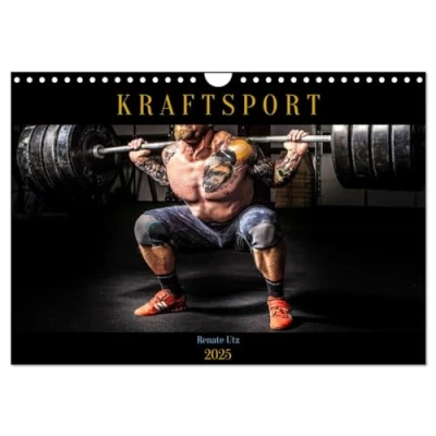 Abbildung von Kraftsport (Wandkalender 2025 DIN A4 quer), CALVENDO Monatskalender