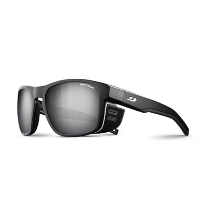 Abbildung von JULBO Unisex Shield M Sunglasses, Transluzent Schwarz/Weiß, One Size