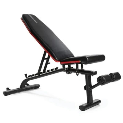 Abbildung von TREXO Verstellbare Hantel Bank Multifunktions Trainingsbank Verstellbar für Ganzkörper Workout, Schrägbank Zuhause bis zu 300 kg Stahlkonstruktion Krafttraining, Fitness Schwarz B100