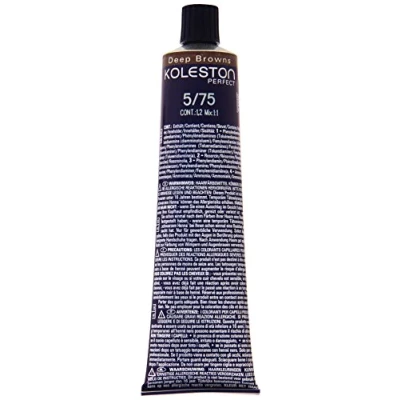 Abbildung von Wella Professionals Koleston Perfect Permanente CremeHaarfarbe, 5/ 75 hell braun mahagoni, 1er Pack (1 x 60 ml)