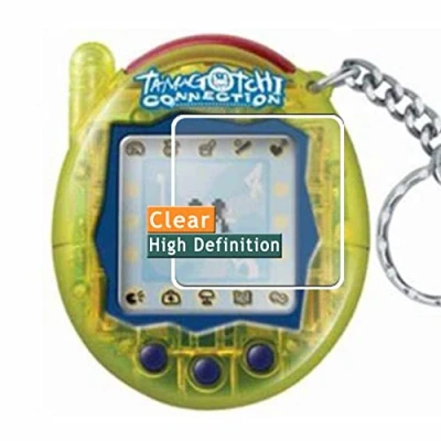Abbildung von Vaxson 3 Stück Schutzfolie kompatibel mit Tamagotchi Connection V3 Display folie folien Displayschutzfolie （ nicht Panzer Schutz Glas SchutzGlas PanzerGlas ） Neue