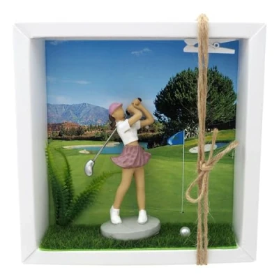 Abbildung von ZauberDeko Geldgeschenk Verpackung Golf Frau Gutschein Golfzubehör Hobby Geschenkidee Geburtstag Weihnachten