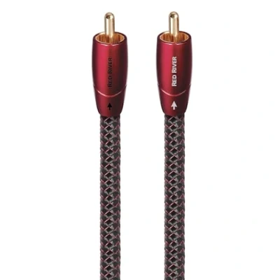 Abbildung von AudioQuest Audiokabel Red River, RCA, 1 m, Schwarz