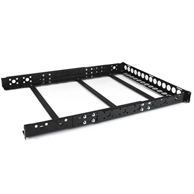 Abbildung von StarTech.com 1 HE Universal Server Rack Schienen TAA konforme Montageschienen mit einstellbarer Tiefe 19 Zoll Mount (UNIRAILS1U)