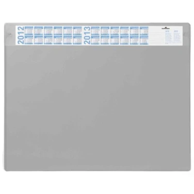 Abbildung von Durable Schreibunterlage (mit austauschbarer Abdeckung, 650 x 520 mm) 1 Stück, grau, 720510