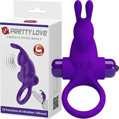 Abbildung von Pretty Love Vibrant Penis Ring Iii, Lila, 90 g