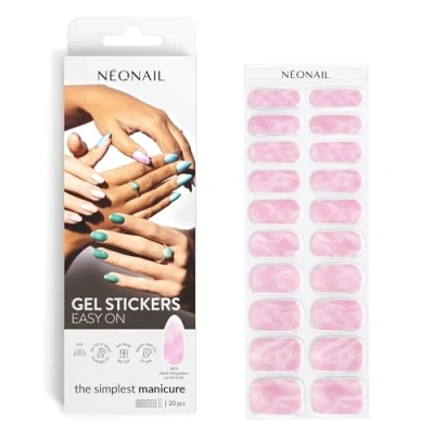 Abbildung von NEONAIL Nagelfolie UV Härtend Gel Stickers Easy On Strips Fingernägel zum Aufkleben Nagelsticker Nagellackstreifen Nagelaufkleber Aufkleber Nägel M13