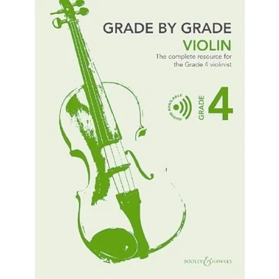 Abbildung von Grade by Violin 4: the complete resource for 4 violinist. Violine und Klavier.