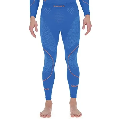 Abbildung von UYN Evolutyon Man Underwear Pants Long Lapis Blue/Blue/Orange Shiny 2XL Thermischeunterwäsche