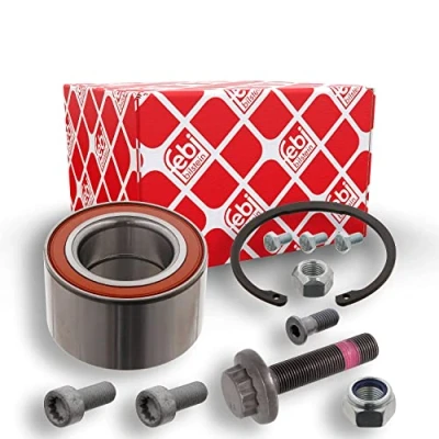 Abbildung von FEBI BILSTEIN 19914 Radlagersatz Vorderachse links, rechts mit Anbaumaterial 80 Schrägkugellager VOLKSWAGEN: TRANSPORTER 4 Bus