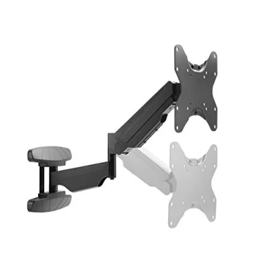 Abbildung von RICOO TV Monitor Wandhalterung Schwenkbar Gasdruckfeder für 23 42 Zoll, Universal Halterung S3422, Fernsehhalterung Wand, Fernseher 32 Zoll bis 30 Kg, max. VESA 200x200 mm