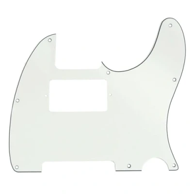 Abbildung von Musiclily 8 Löcher Humbucker Tele Pickguard Gitarre Schlagbrett für Fender American/Mexican Standard Telecaster Modern Style E Gitarre,3 lagig Pergament