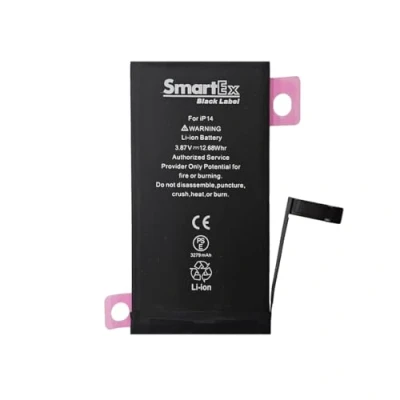 Abbildung von Smartex® Black Label Akku Batterie kompatibel mit iPhone 14 3227 mAh 2 Jahre Garantie