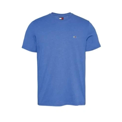 Abbildung von Tommy Jeans SLIM Jaspe TEE Tshirt basic, Herren, Größe: 66, Tempo blue