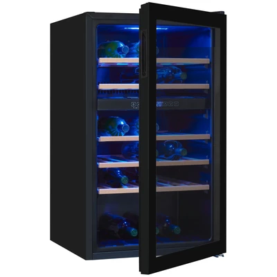 Abbildung von exquisit Weinkühlschrank &quot;WS2 45 GTE 160G&quot;, für St. Standardflaschen á 075l, Digitale Temperaturanzeige