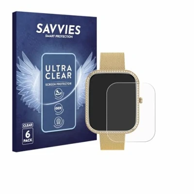 Abbildung von Savvies 6 Stück Schutzfolie für Banlvs P111 1.75&quot; Displayschutz Folie Ultra Transparent