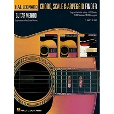 Abbildung von Hal Leonard Guitar Method: Chord, Scale &amp; Arpeggio Finder: Lehrmaterial für Gitarre: Easy to Use Guide Over 1,100 Chords, 1,300 Scales Arpeggios Method