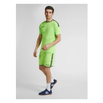 Abbildung von Hummel Hmlauthentic kurze Sporthose, Herren, Größe: Medium, Green gecko