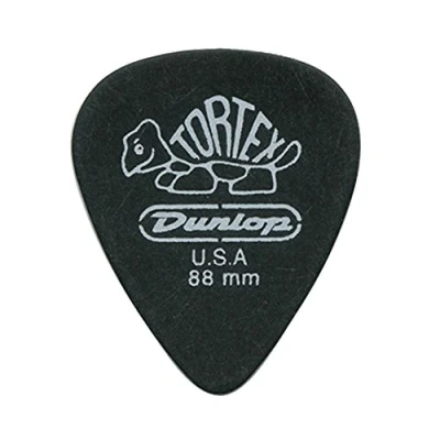Abbildung von JIM DUNLOP Plektrum Tortex Pitch Black 0,88mm 72 Stück