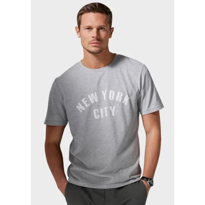 Abbildung von John Devin T Shirt, Freizeitshirt mit Rundhals und Frontprint aus Baumwollmischung