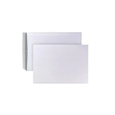 Abbildung von POSTHORN Versandtasche B4 (250 Stück), haftklebende Versandtaschen ohne Fenster, weiße mit grauem Innendruck für Sichtschutz, 353 x 250 mm, 120g/m²