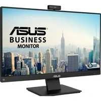 Abbildung von ASUS Business BE24EQK 24 Zoll Full HD Monitor 16:9 IPS Panel, 1920x1080 Blaulichtfilter, Webcam, Mikrofon DisplayPort, HDMI, D Sub Rahmenlos, Schwarz