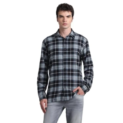 Abbildung von Jack &amp; Jones Hemd, Herren, Größe: Large, Goblin blue