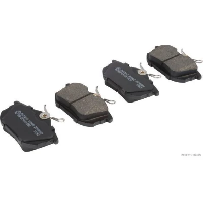 Abbildung von NIPPARTS J3615012 Bremsbelagsatz Hinterachse mit akustischer Verschleißwarnung Bremssattelschrauben Zubehör MITSUBISHI: COLT 6, Space Star