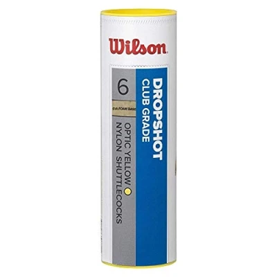 Abbildung von Wilson Unisex Erwachsene Dropshot Badminton Shuttles, Gelb, 6 St ck EU
