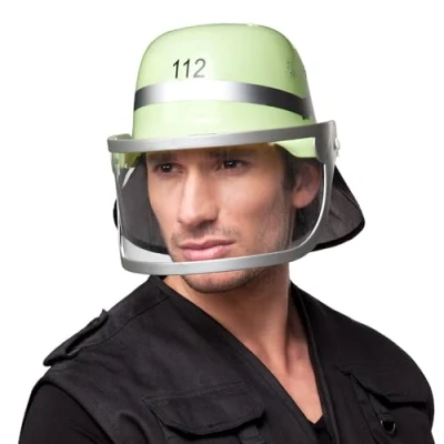 Abbildung von Boland Kostüm Feuerwehrhelm Deutschland, Authentischer deutscher für Karneval und Fasching