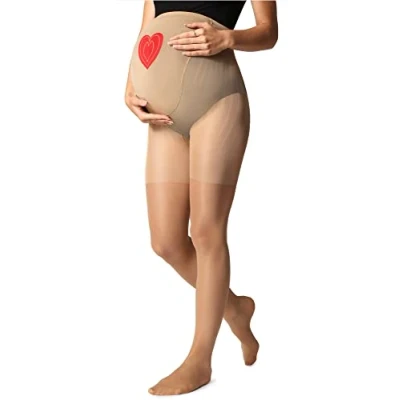 Abbildung von Bemammy Umstandss Strumpfhose, Damen, Größe: Small, Daino