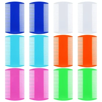 Abbildung von Molain Flohkamm für Katzen und Hunde, 12 Stück Double Sided Cat Dog Flea Comb Floh Läusekämme Hundepflegekamm doppelseitig