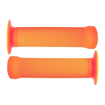 Abbildung von cyclingcolors Fahrradgriffe Fahrrad Griffe 130mm Lenkergriffe Grips Lenker Griff Handgriffe BMX Freestyle Dirt, Orange