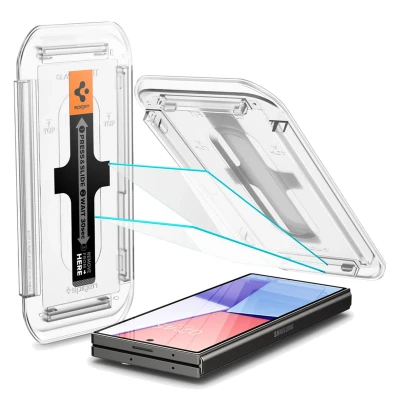 Abbildung von Spigen EZ Fit Gehärtetes Glas Clear Displayschutzfolie Samsung Galaxy Z Fold 6 2 Pack