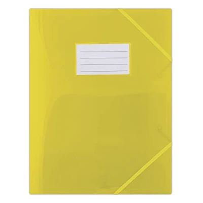 Abbildung von Elastische Mappe A4 transparent gelb 480 Mikron 1 Stk.