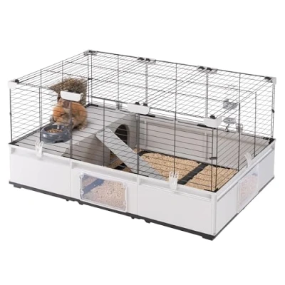 Abbildung von FERPLAST Modular 2 Käfig für Kaninchen und Meerschweinchen 109 x 72 56 cm