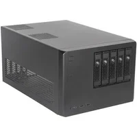Abbildung von SilverStone Technology CS351, Hot Swapping fähiges SAS 12G /SATA 6G NAS Gehäuse mit 5 Einschüben und hoher Leistung, SST Schwarz