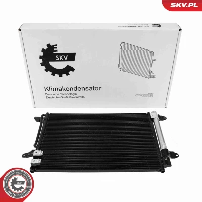 Abbildung von ESEN SKV 86SKV152 Klimakondensator mit Trockner Aluminium 582mm VOLKSWAGEN: Beetle Schrägheck