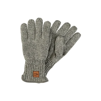 Abbildung von camel active Herren Melierte Strickhandschuhe mit warmen Futter Hellgrau menswear XL