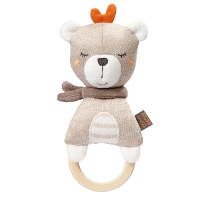 Abbildung von Fehn Greifling fehnNATUR, Holz Teddy, mit Holzring