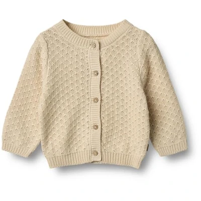 Abbildung von Wheat Strickjacke für Kinder, Größe: 104, Sandshell