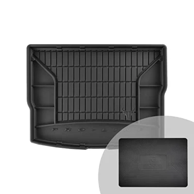 Abbildung von FROGUM ProLine 3D Gummimatte Exklusive Auto Kofferraummatte Kofferraumwanne für Mitsubishi Eclipse Cross ab 2018 Bequemer Organiser Die höchsten Kanten