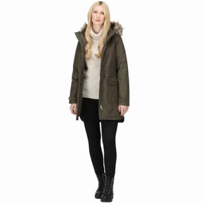 Abbildung von Regatta Sabinka Parka, Damen, Größe: 34, Dark khaki