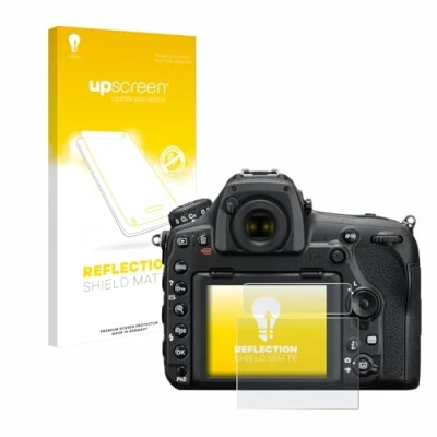 Abbildung von upscreen Entspiegelungs Schutzfolie für Nikon D850 Displayschutz Folie Matt [Anti Reflex, Anti Fingerprint]