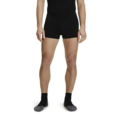 Abbildung von FALKE Herren Boxershorts Warm M BX Funktionsgarn schnelltrocknend 1 Stück, Schwarz (Black 3000), S