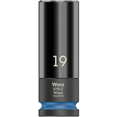 Abbildung von Wera 8790 C, Steckschlüsselbuchse, Schwarz, 1 Kopf/Köpfe, 1/2 Zoll, Metrisch, 19 mm