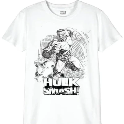Abbildung von Marvel Jungen Bohulkcts043 T Shirt, weiß, 6 Jahre