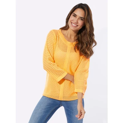 Abbildung von Sieh an! Strickpullover Ajourpullover