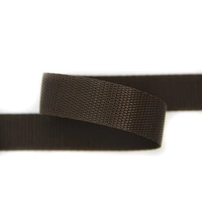 Abbildung von NTS Nähtechnik 25mm 5m Gurtband 100% Polypropylen Dunkelbraun